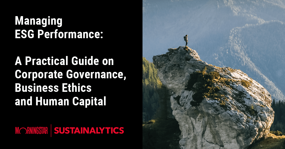 eBook | Managing ESG Performance